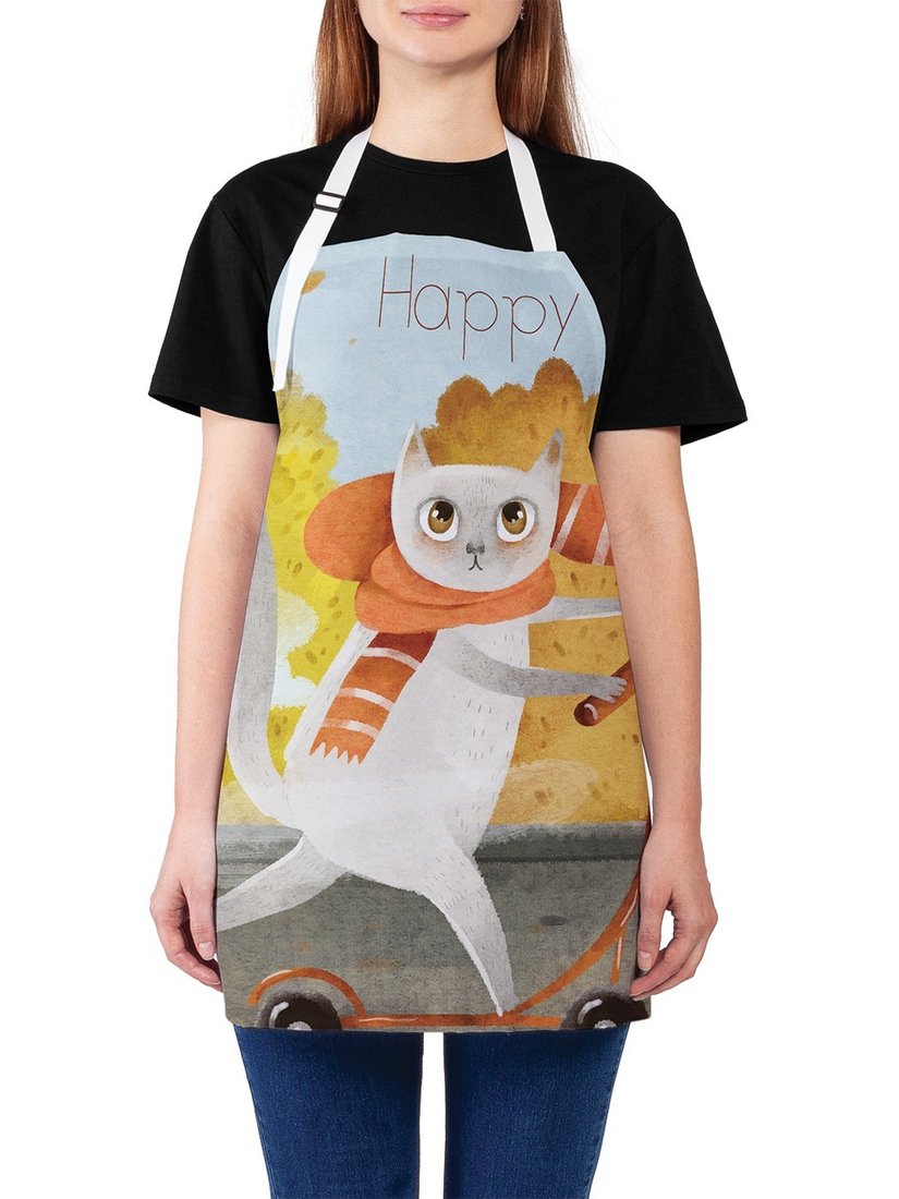 

Фартук JoyArty Кот на самокате ap_79809