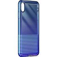 Чехол для телефона Baseus Colorful Airbag Protection для iPhone XR (черный/синий)
