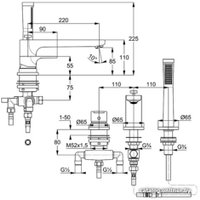 Смеситель Kludi Zenta SL 484480565