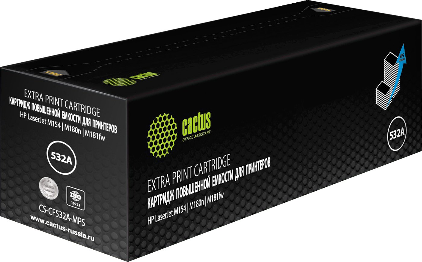 

Картридж CACTUS CS-CF532A-MPS (аналог HP 205A CF532A)