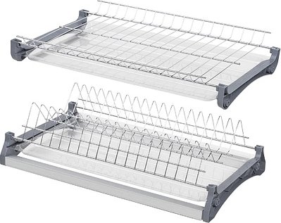 

Сушилка для посуды Gridli 400 с профилем (хром)