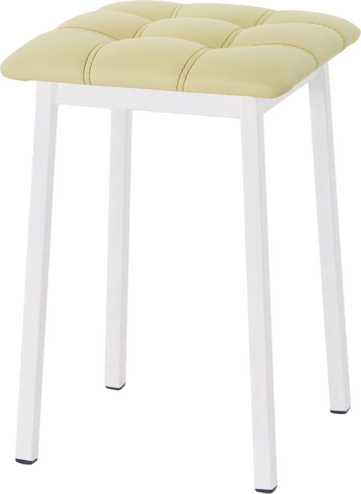

Табурет AMC Comfort 7К6.15 (кожзам, светло-желтый/белый)