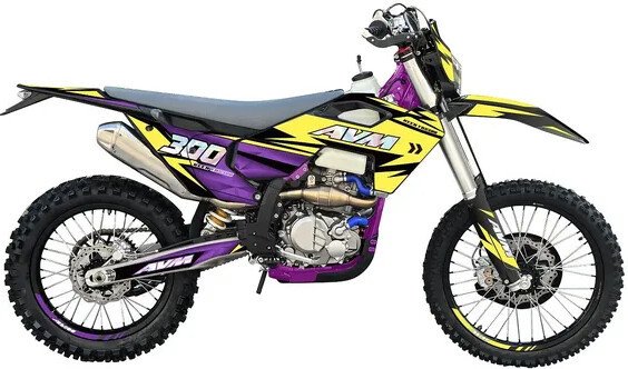 Мотоцикл AVM Keen YBS300 (желтый)
