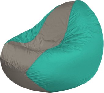Кресло-мешок Flagman Classic K2.1-42 (бирюзовый/серый)