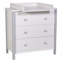 Детский комод Polini Kids Simple 3501 0002769.55 (белый/серый)