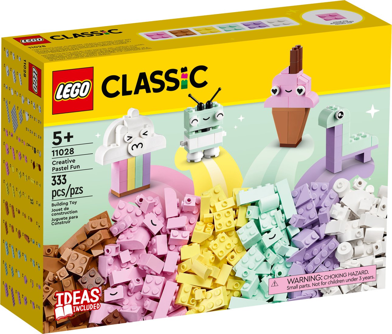 

Набор деталей LEGO Classic 11028 Творческое пастельное веселье