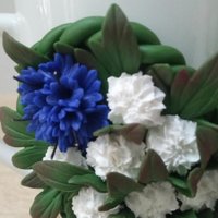 Чашка Лавка Чудес Сердце с Васильками