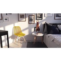 Журнальный столик LoftyHome Fig VC4017W-W (белый)