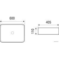 Умывальник WeltWasser Elbach 2174
