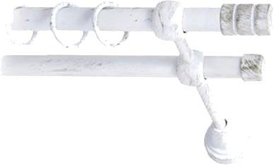 

Карниз для штор Lm Decor Цилиндр (белое золото, гладкая, 4м 16мм, 2 ряда)