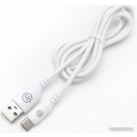Кабель Digital Part TC-307 USB Type-A - USB Type-C (1 м, белый)