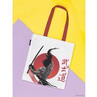 Сумка шоппер JoyArty Самурай на закате bsh_18269