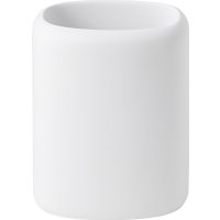 Стакан для зубной щетки и пасты Bergenson Bjorn Slim BB0001005 (белый)