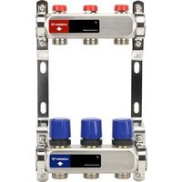 Запорная арматура Varmega Коллекторная группа для отопления ВР 1", на 6 контуров 3/4" EK VM15506