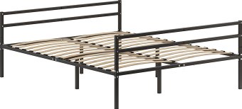 Кровать Домаклево Металика Г2+Г2 160x190 (черный)