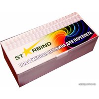 Пластиковая пружина для переплета Starbind A4 16 мм 100 шт (прозрачный)