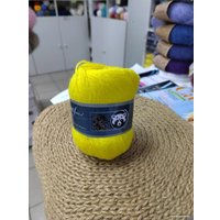 Пряжа для вязания KnitFashion Пух норки м103 50 г 350 м (желтый)