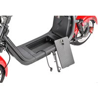 Электроскутер White Siberia CityCoco WS-Pro Max 3950W 21Ah (с красными брызговиками)