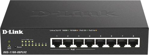 

Управляемый коммутатор 2-го уровня D-Link DGS-1100-08PLV2/A1A