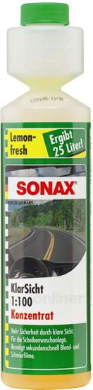 

Стеклоомывающая жидкость Sonax 373141 летняя 0,25л (1:100)