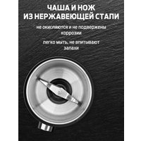 Электрическая кофемолка Holt HT-CGR-009 (нержавеющая сталь)