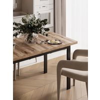 Кухонный стол Senira Велес 120x75 (береза сандал/опора черный)