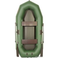 Гребная лодка Лоцман Профи 240 ЖС (зеленый)