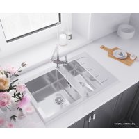 Кухонная мойка ZorG GS 7850-2 (белый)