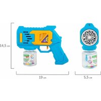 Пистолет для создания мыльных пузырей BRAUBERG Бластер с баком и подсветкой 665147