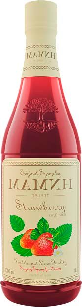 

Сироп Мамин рецепт Клубника 1л