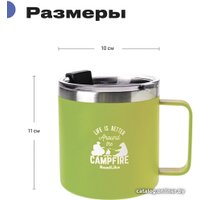 Термокружка RoadLike Camp 415мл (зеленый)