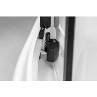 Душевая кабина Saniteco SNT-90 90х90 (черный/прозрачное стекло)