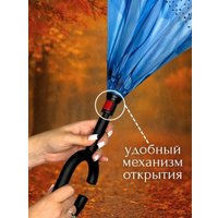 Зонт-трость Wahoo Небесный цветок YF7396 (blue)