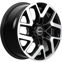 Литые диски MAK Gravel 16x6.5" 6x120мм DIA 74.5мм ET 50мм Black Mirror
