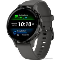 Умные часы Garmin Venu 3S (серая галька, с силиконовым ремешком)