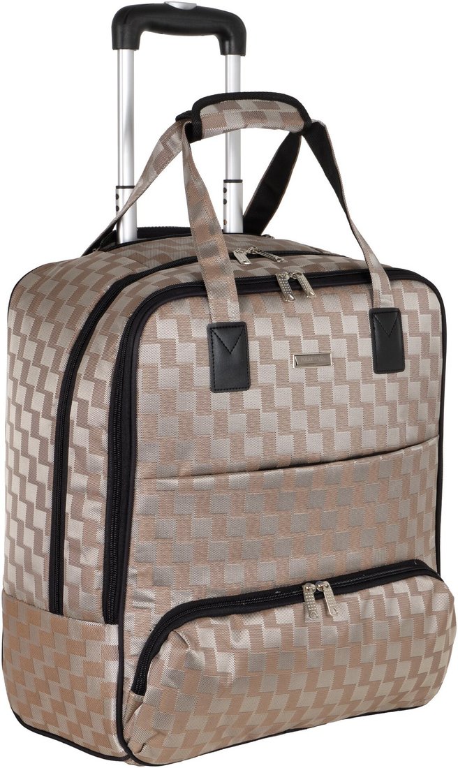 

Сумка-тележка Polar П7104-1 шашечки (золотой)