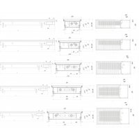 Внутрипольный конвектор Новатерм НТ-В-09/20/220 (алюминий)