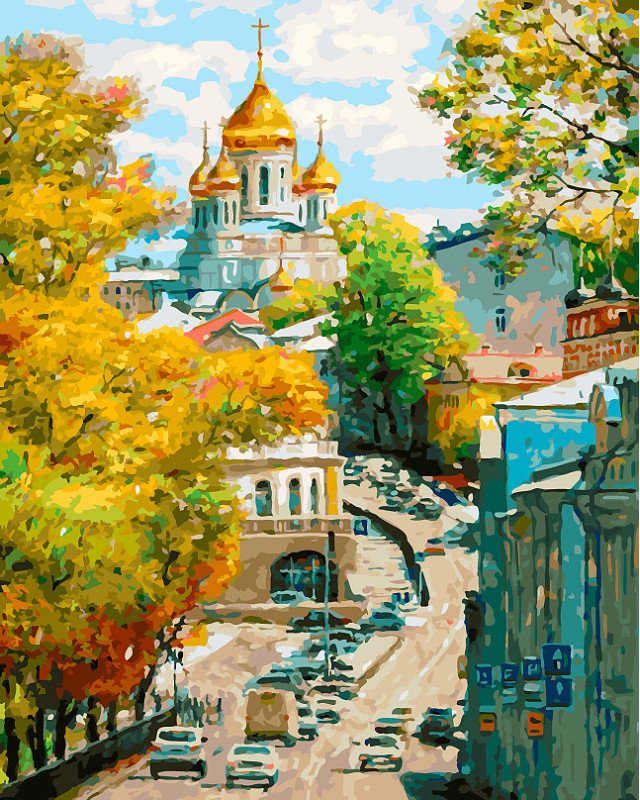 

Картина по номерам Белоснежка Новый облик любимого города 482-IRC