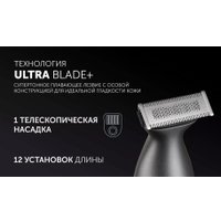 Триммер для бороды и усов Polaris PHC 1704