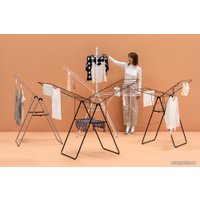 Сушилка для белья Brabantia Hangon 25 м с перекладиной 403521 (черный матовый)
