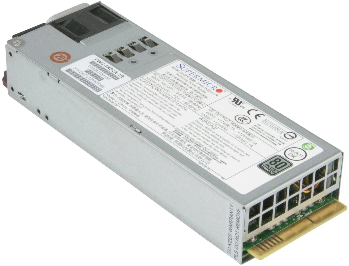 

Блок питания Supermicro PWS-1K02A-1R