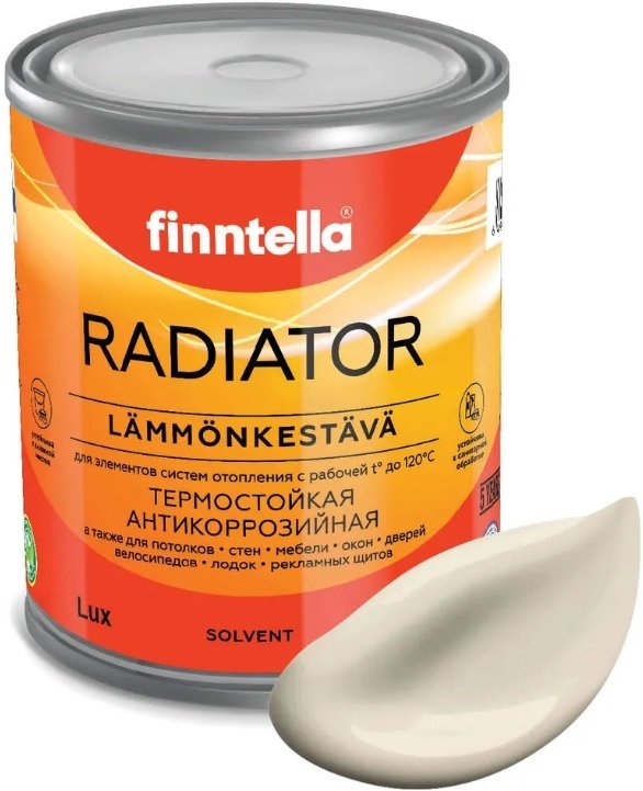 

Краска Finntella Radiator Liinavaatteet F-19-1-1-FL094 0.9 л (светло-бежевый)