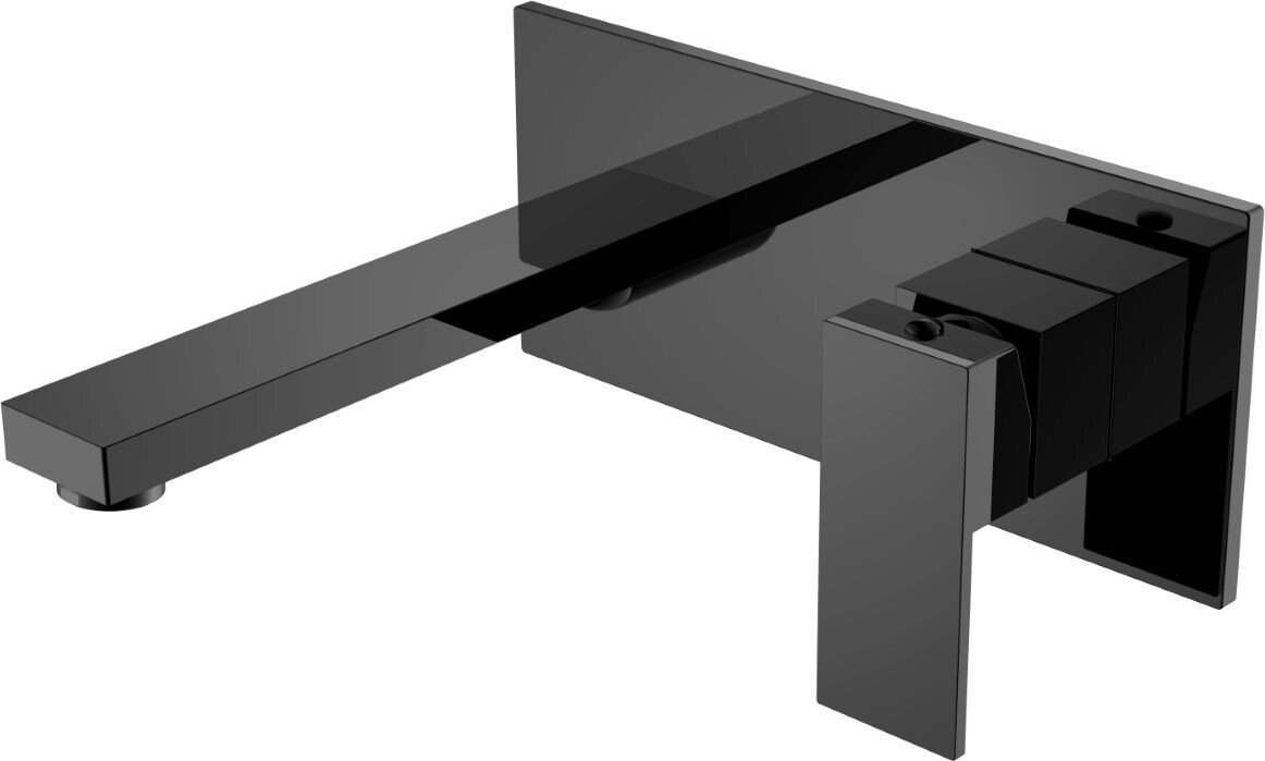 Смеситель Boheme Qubic 475-SGM (графит глянец)