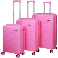 Чемодан-спиннер Eurobags PP-N86 M (розовый)