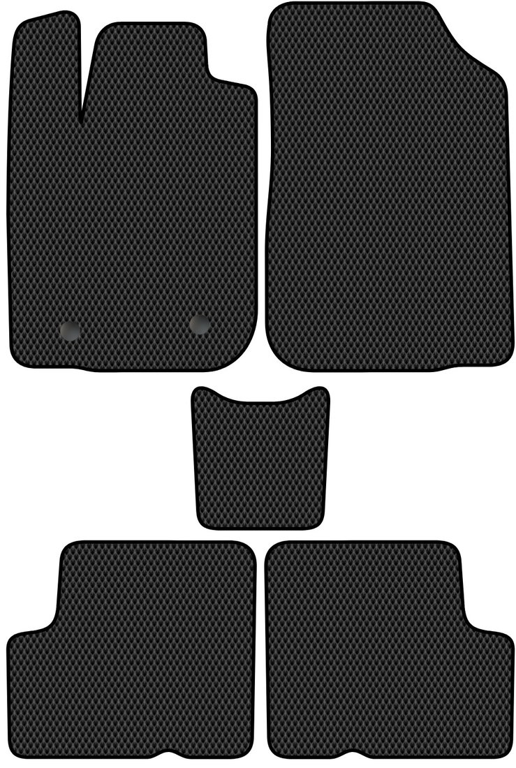 

Комплект ковриков для авто Alicosta Renault Logan I (седан) 2004 - 2016 (черный, ромб)