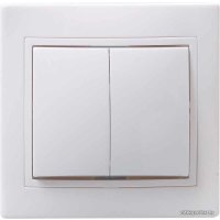 Выключатель IEK Кварта ВС10-2-0-КБ (белый)