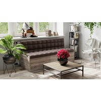 Диван Трия Форест (дуб сонома трюфель/кожзам коричневый)