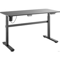 Стол для работы стоя ErgoSmart Electric Full Desk L (черный)