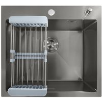 Кухонная мойка Stellar Decor S5050GE-D (серый)