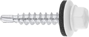 Саморез Admiral Кровельный 5.5x25 RAL 9003 Белый (250шт, шоубокс)